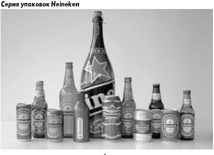 Серия упаковок Heineken