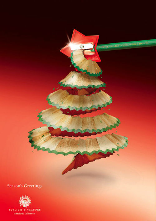 Рождественский рекламный плакат