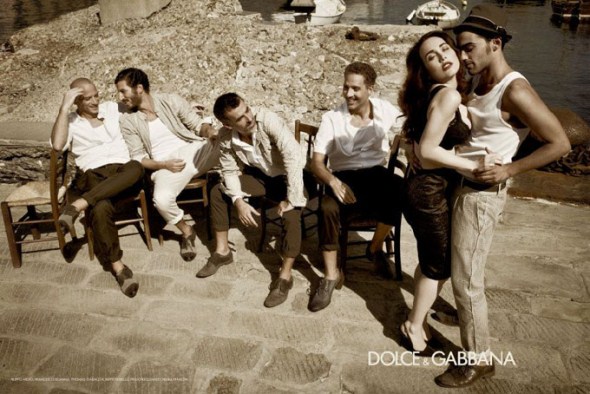 Dolce & Gabbana рекламная кампания коллекции весна/лето 2012. Бьянка Балти (Bianca Balti) и Моника Беллуччи(Monica Bellucci)