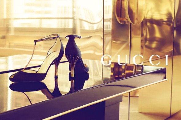 рекламная кампания весенне-летней коллекции Gucci 2012