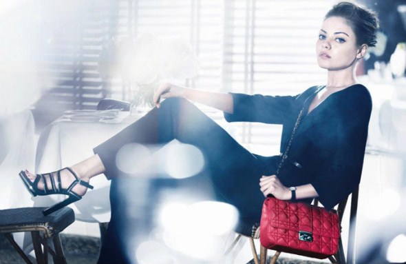 Christian Dior -  Miss Dior Handbags 2012 и свое новое лицо - Милу Кунис (Mila Kunis)