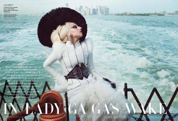 фотосессия Энни Лейбовиц (Annie Leibovitz) с Леди Гага для журнала Vanity Fair