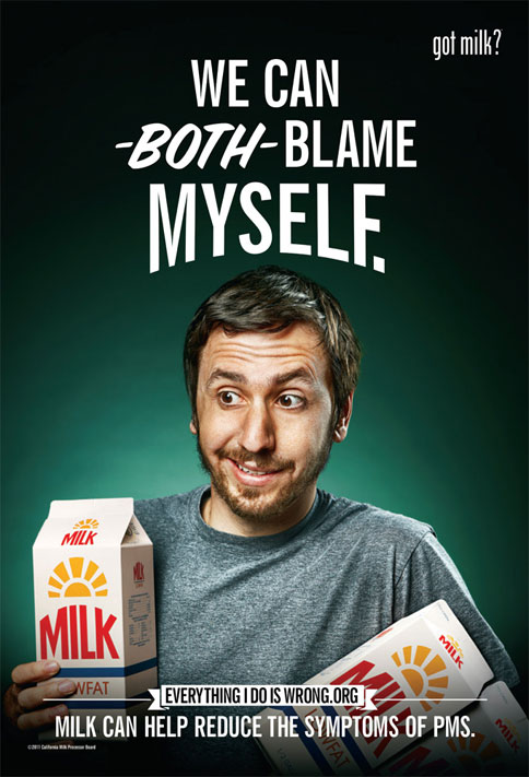 Печатная реклама молока от Silverstein & Partners