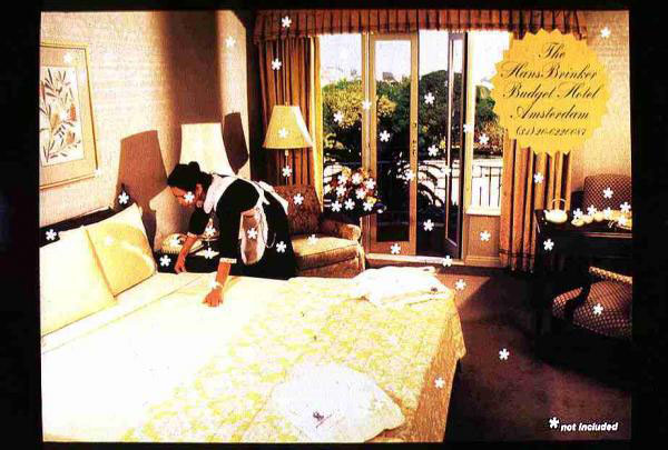 KesselsKramer - Рекламный принт для Hans Brinker Budget Hotel