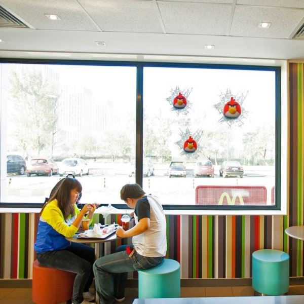 Кросс-промоушн McDonalds и Angry Birds
