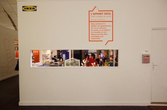 Креативная рекламная акция шведского бренда IKEA в парижском метро Креативная рекламная акция шведского бренда IKEA в парижском метро