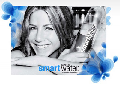 Дженнифер Энистон в рекламе Smartwater