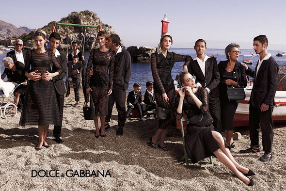 Рекламная кампания  Dolce & Gabbana весна-лето 2013