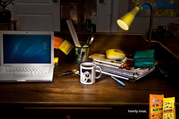 Alican Dog Food: Family treat, Desk