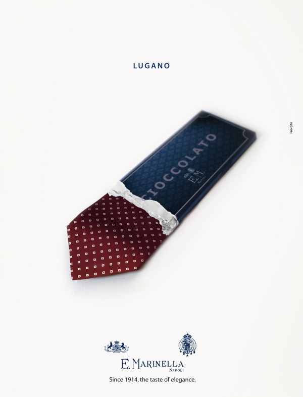 реклама галстуков Marinella Ties