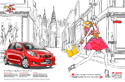 "Yaris breaking campaign" для Toyota Yaris