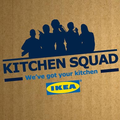 Рекламная кампания Ikea Kitchen Squad